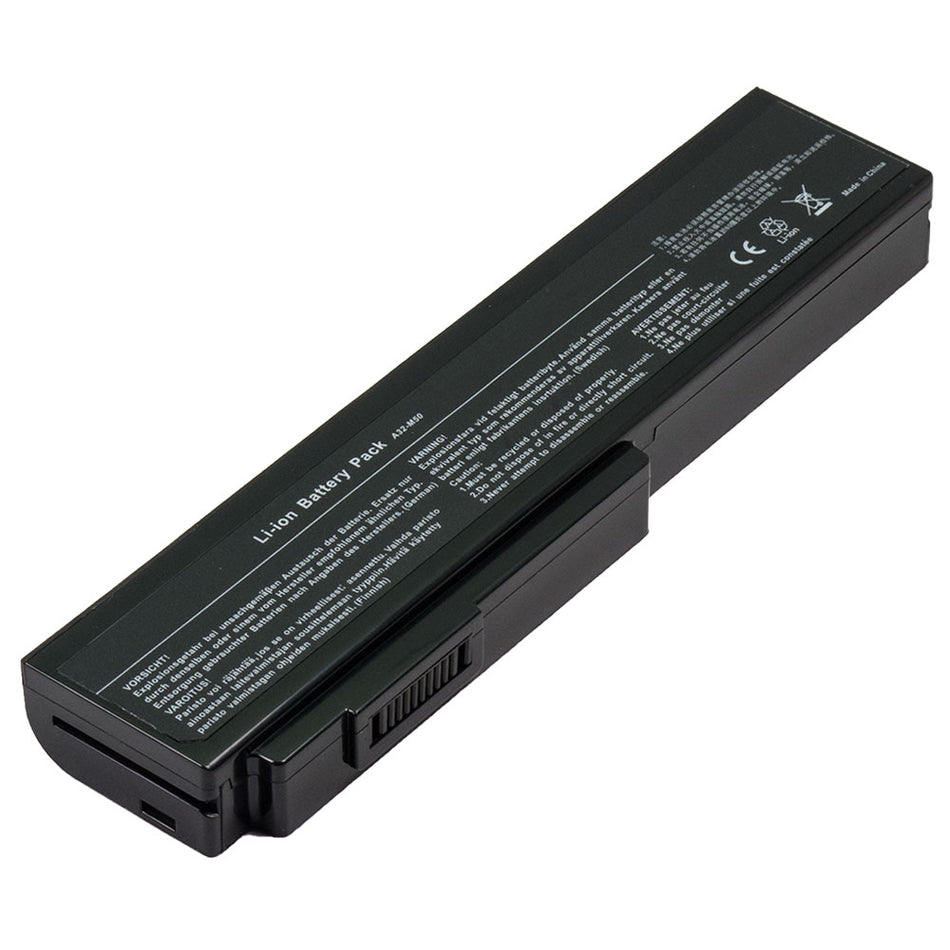 Asus A32-N61 A32-M50 N53SV N53S G50VT G51VX M50 N53 N53J N53JQ N53SN N61J N61JQ N61JV G50 G60 G51J M60 A33-M50 L062066 [11.1V] Laptop Battery Replacement