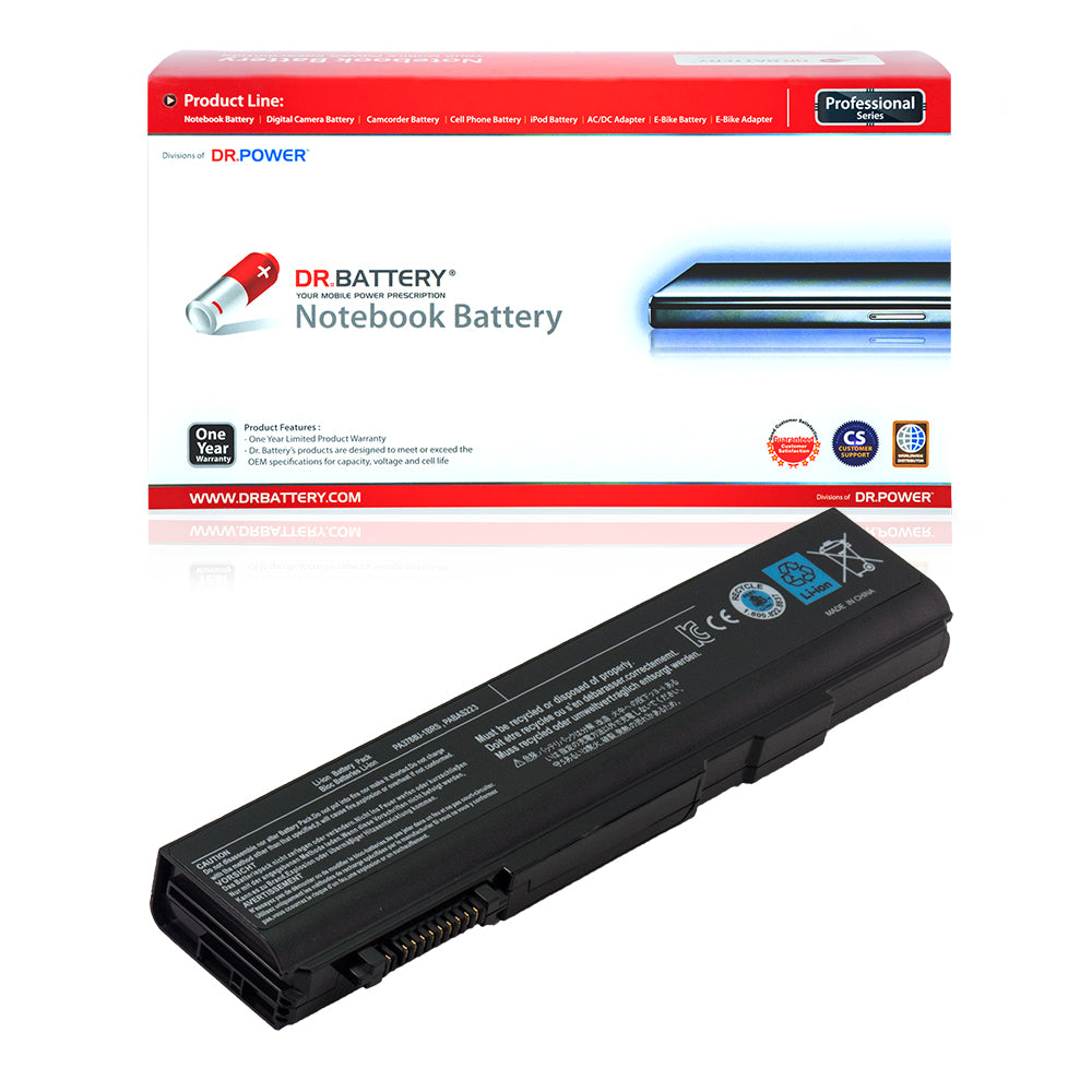 Batteria PA3788U-1BRS Per Toshiba Tecra E Satellite Pro – 10,8V 5200mAh 56Wh, 6 Celle, Compatibile Con A11 M11 S11 S500