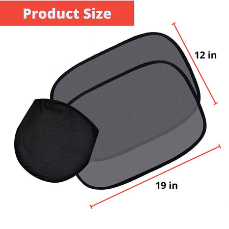 This car sun shade is lightweight and portable, and comes with a storage bag for easy folding and storage.