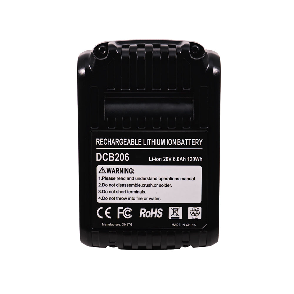 Dewalt DCB200 DCB205 DCV580 DCB204 DCB180 DCB203 DCD740 DCD780 [20V / 120Wh] Power Tool Battery Replacement
