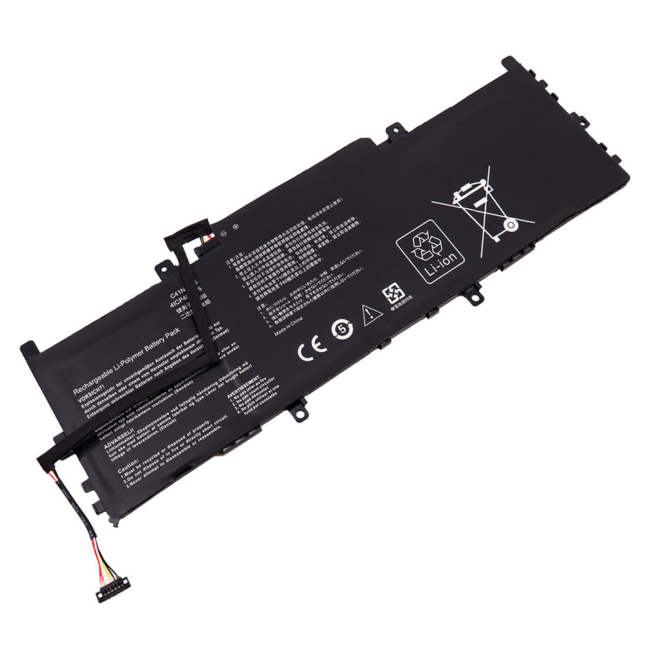 Asus ZenBook 13 UX331FA UX331FN UX331UA UX331UN UX333FN U3100FN U3100UN 0B200-02760000 4ICP4/72/75 C41N1715 [15.2V / 46Wh] Laptop Battery Replacement