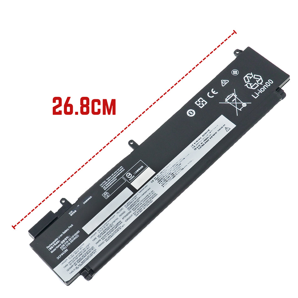 Lenovo 00HW022 00HW023 ThinkPad T460S T470S Series SB10F46460 SB10F46461 00HW036 SB10F46474 [11.25V / 24Wh] Laptop Battery Replacement