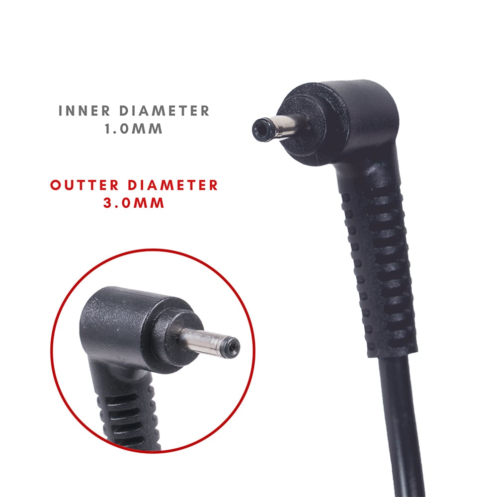 Acer Chromebook R 11 C738T Laptop AC Adapter Charger Power Cord (1.0 x 3.0mm) [19V 3.42A 65W] - Compatible Adapter