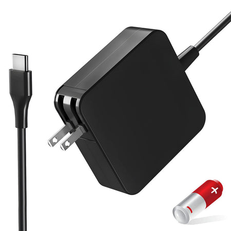 Asus UX370U UX370UA UX390UA UX391U UX391UA UX392FA UX392FN UX490U UX490UA Series Laptop Charger AC Adapter Power Cord (USB-C) [65W] - Compatible Adapter