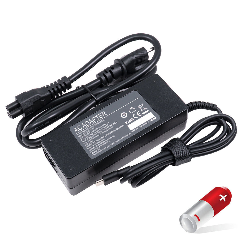 Lenovo IdeaPad 720s-13ARR 720s-13IKB 720s-13IKBR 730s-13 IdeaPad Flex 5-14IIL05 Flex 5-15IIL05 Series Laptop Charger AC Adapter Power Cord (USB-C) [65W] - Compatible Adapter