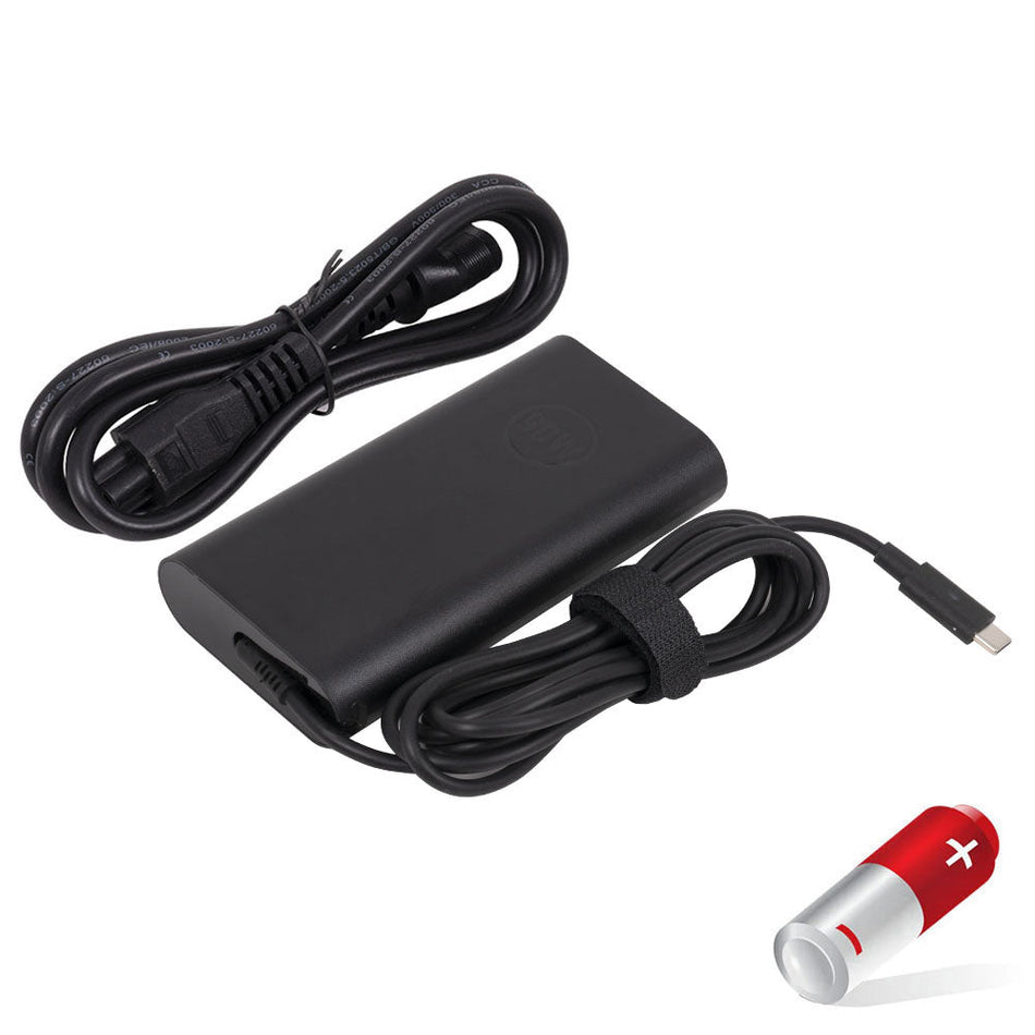 Dell Precision 3540 3550 5550 5750 Laptop Charger AC Adapter Power Cord (USB-C) [90W] - Compatible Adapter