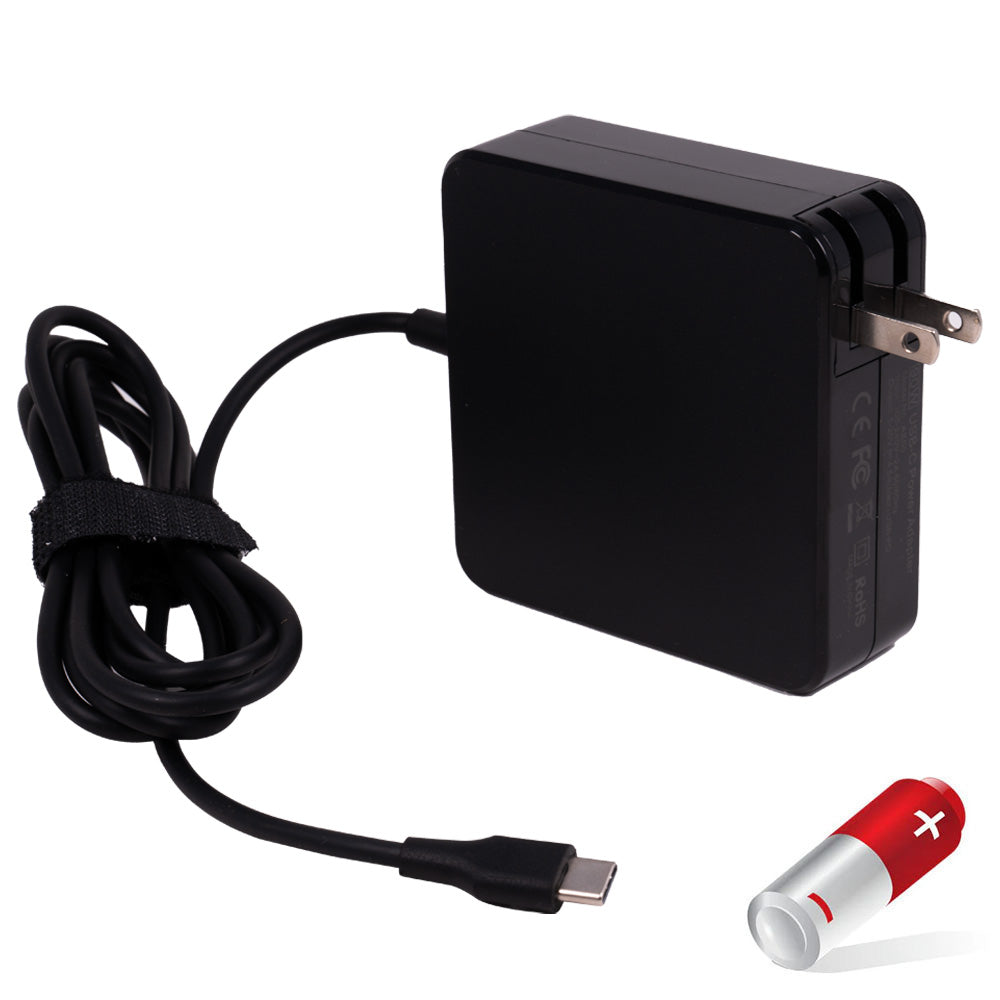 Asus Vivobook S 14X OLED S5402 S5402s S5402za S5406 S5406m S5406s Series Charger AC Adapter Power Cord (USB-C) [90W] - Compatible Adapter