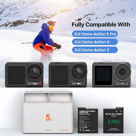 Fully Compatible With DJI Osmo Action 5 Pro, DJI Osmo Action 4, DJI Osmo Action 3