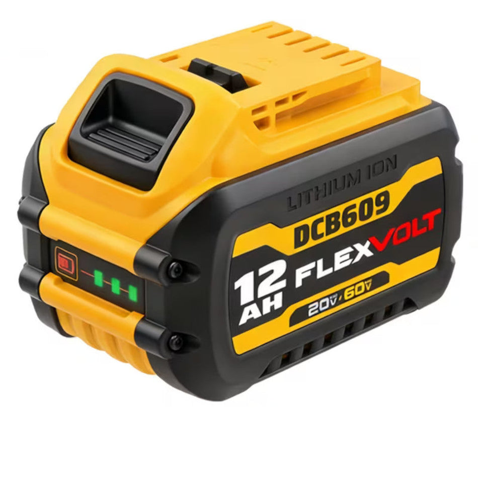 Dewalt 60V Cordless Power Tools Battery for Dewalt 60 Voltage DCB606 DCB612 DCB606-2 DCB609 DCB609-2 DCB180 DCB200 DCB201 DCB203 DCB204 DCB205 DCB206 DCB207 DCD DCF DCG DCS [20V/60V] Compatible Battery