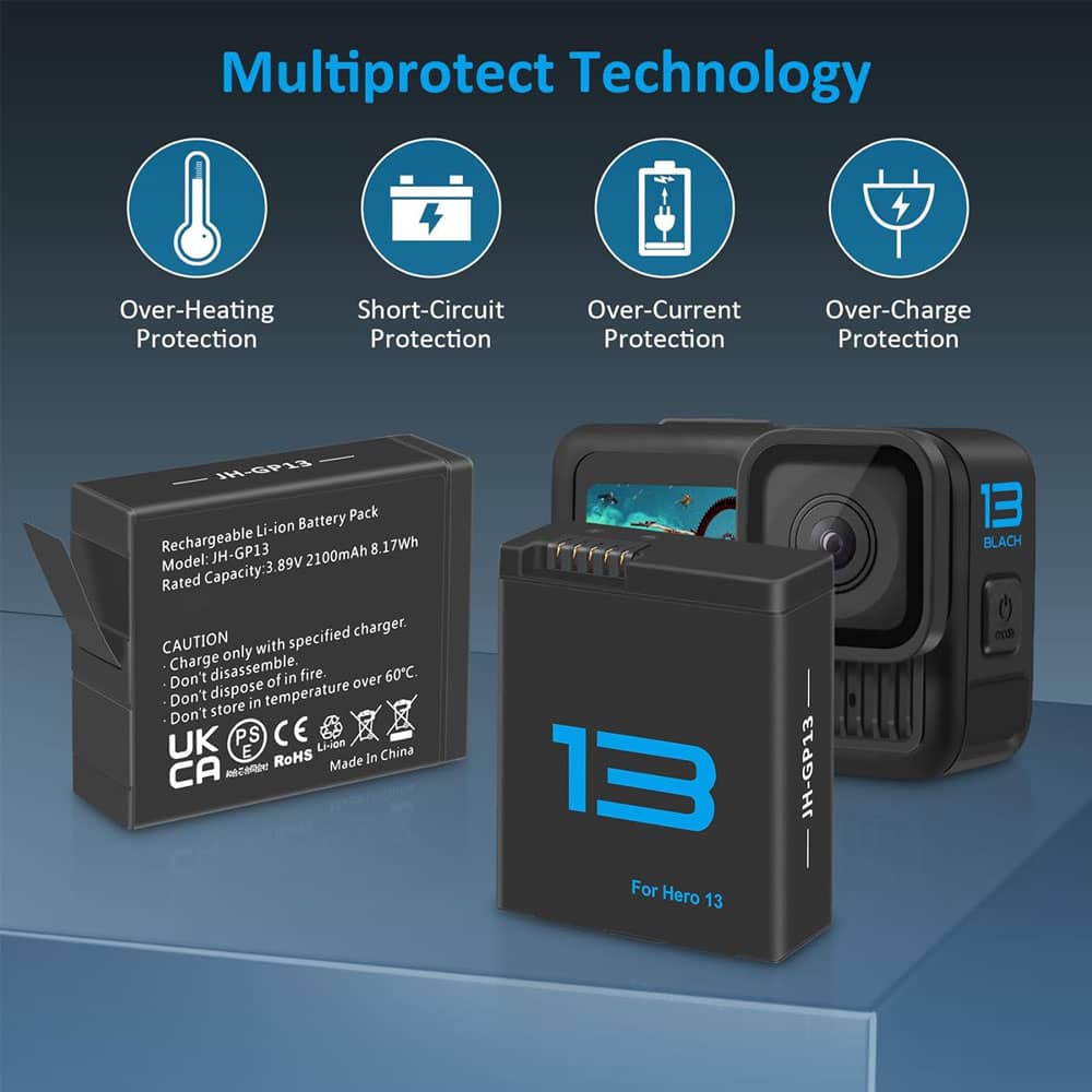 Over-Heating
Protection,Short-Circuit
Protection, Over-Current
Protection, Over-Charge
Protection
