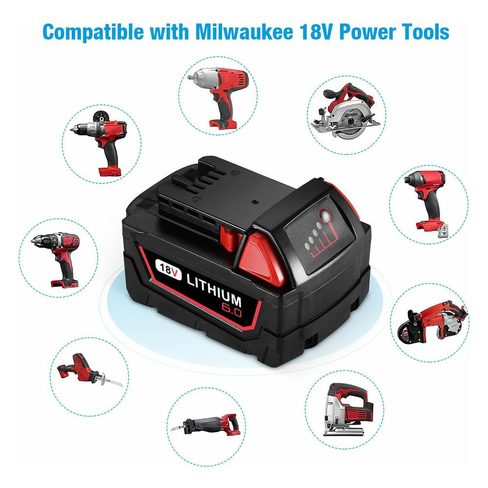 Compatible with Milwaukee 18V Power Tools