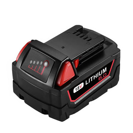 Milwaukee 18V Cordless Power Tools [5000mAh] Battery for Milwaukee M18 Battery 18 Voltage 48-11-1811 48-11-1815 48-11-1820 48-11-1822 48-11-1828 48-11-1840 48-11-1841 48-11-1850 48-11-1852 48-59-1850 48-59-181 [18V] Battery Replacement