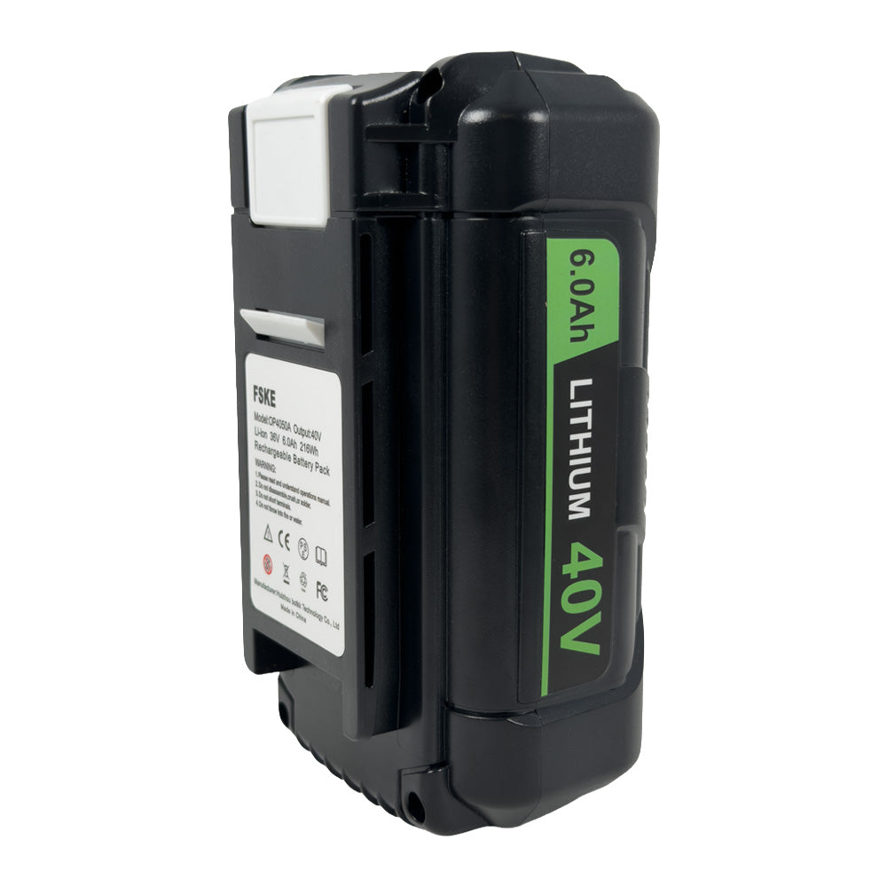 Ryobi 40V Cordless Power Tools Battery for Ryobi 40 Voltage OP4015 OP4026 OP40201 OP40261 OP4030 OP40301 OP4040 OP40401 OP4050 OP4050A OP40501 OP40601 BPP1820 1322401 1400672 [40V] Compatible Battery