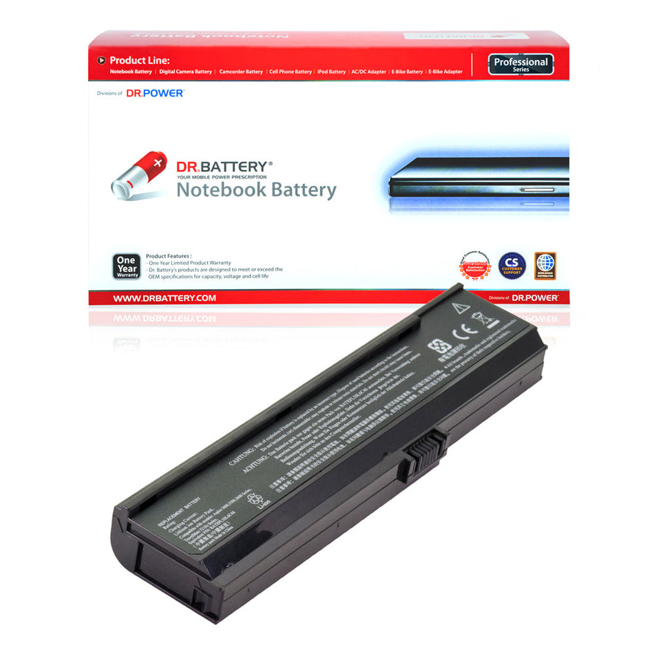 BATEFL50L6C40 Battery for Acer Aspire 3680 3050 3030 5050 5570 3040 3200 3600 5030 5500 5580 TravelMate 2480 3210 3220 3260 3270 Series Laptop BATEFL50L6C40 CGR-B/6H5 LIP6220QUPC 4UR18650Y-QC271 [11.1V] Compatible Battery