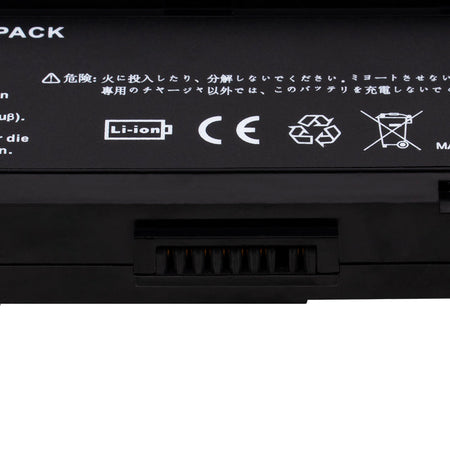 Close-up of BTP-AQJ1 compatible laptop battery connector for Acer Aspire, Extensa and TravelMate