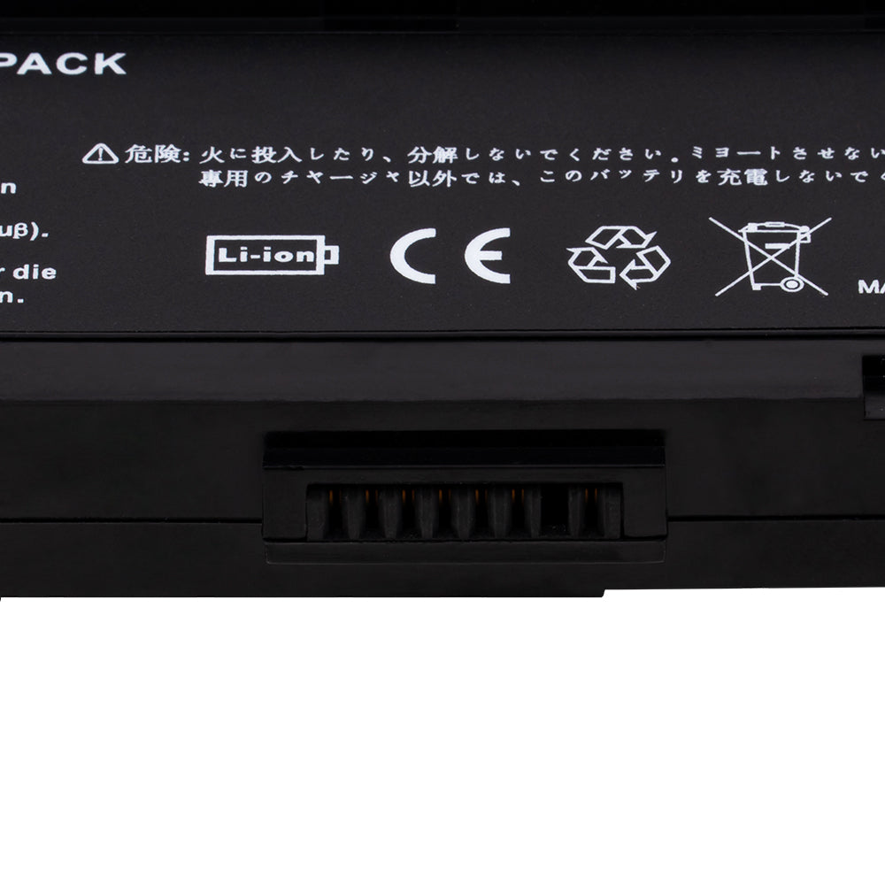 Close-up of BTP-ARJ1 compatible laptop battery connector for Acer Aspire, Extensa and TravelMate