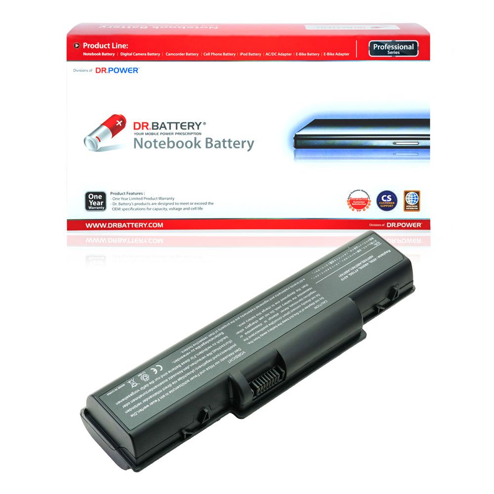 6600mAh 73Wh compatible laptop battery for Acer Aspire 5542G 4730Z 5740 4310 5738 with DrBattery packaging