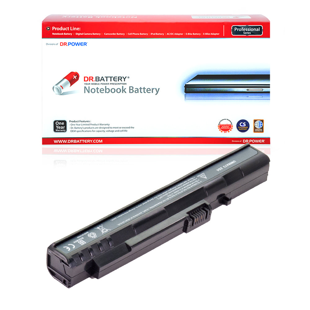 Acer Aspire One ZG5 Series Laptop Battery UM08A31 UM08A41 UM08A71 UM08A73 UM08A51 BT.00607.041 UM08B41 UM08A52 UM08A74 UM08A72 UM08B32 [11.1V] Compatible Battery