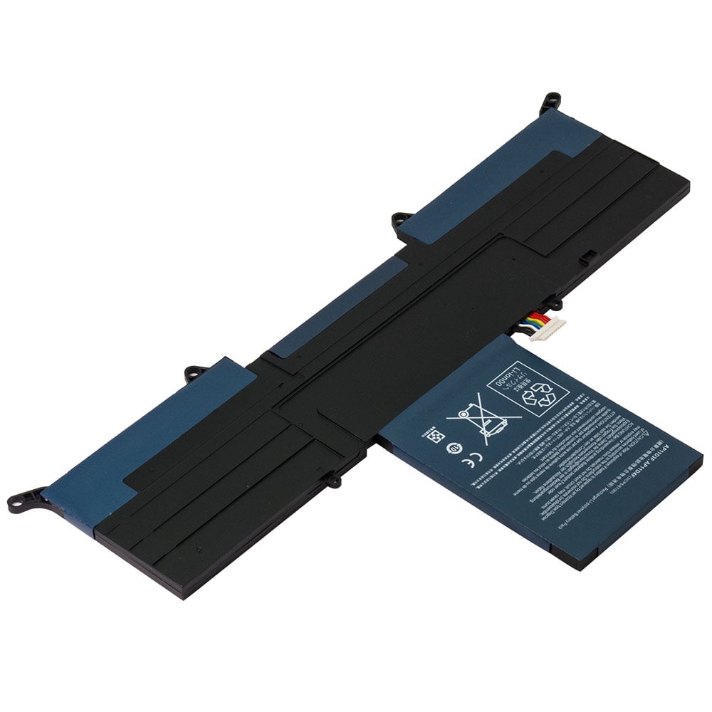 Front view of compatible laptop battery for Acer Aspire S3-391 AP11D3F AP11D4F