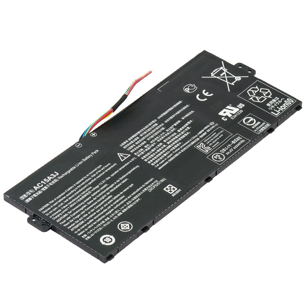 Acer Chromebook R11 CB5-132T Series laptop Battery AC15A3J KT.00303.017 AC15A8J [10.8V/11.4V] Compatible Battery