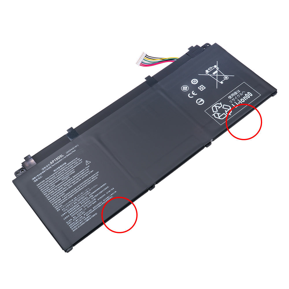 Acer Aspire S13 S5-371 series Aspire S13 S5-371T Series Laptop Battery AP1505L AP15O5L KT.00305.001 KT00305001 [11.55V] Compatible Battery