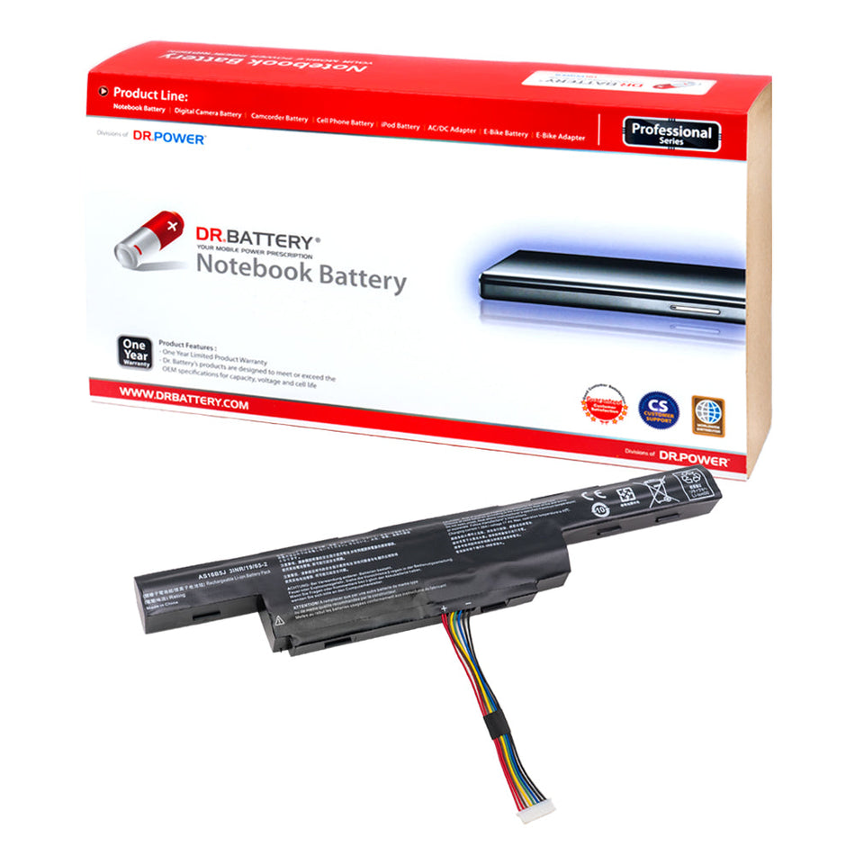 AS16B8J Battery for Acer Aspire E15 E5-575 E5-575G Series Aspire F5-573G Series Laptop AS16B5J [10.8V/10.95V] Compatible Battery