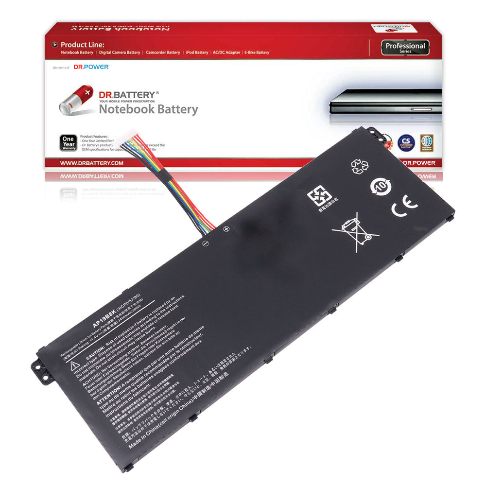 Acer Aspire 3 A315-23 A315-58 A315-23G A315-57G A315-58G Series Laptop Battery AP19B8K KT00304013 AP19B5K [11.25V/11.4V] Compatible Battery