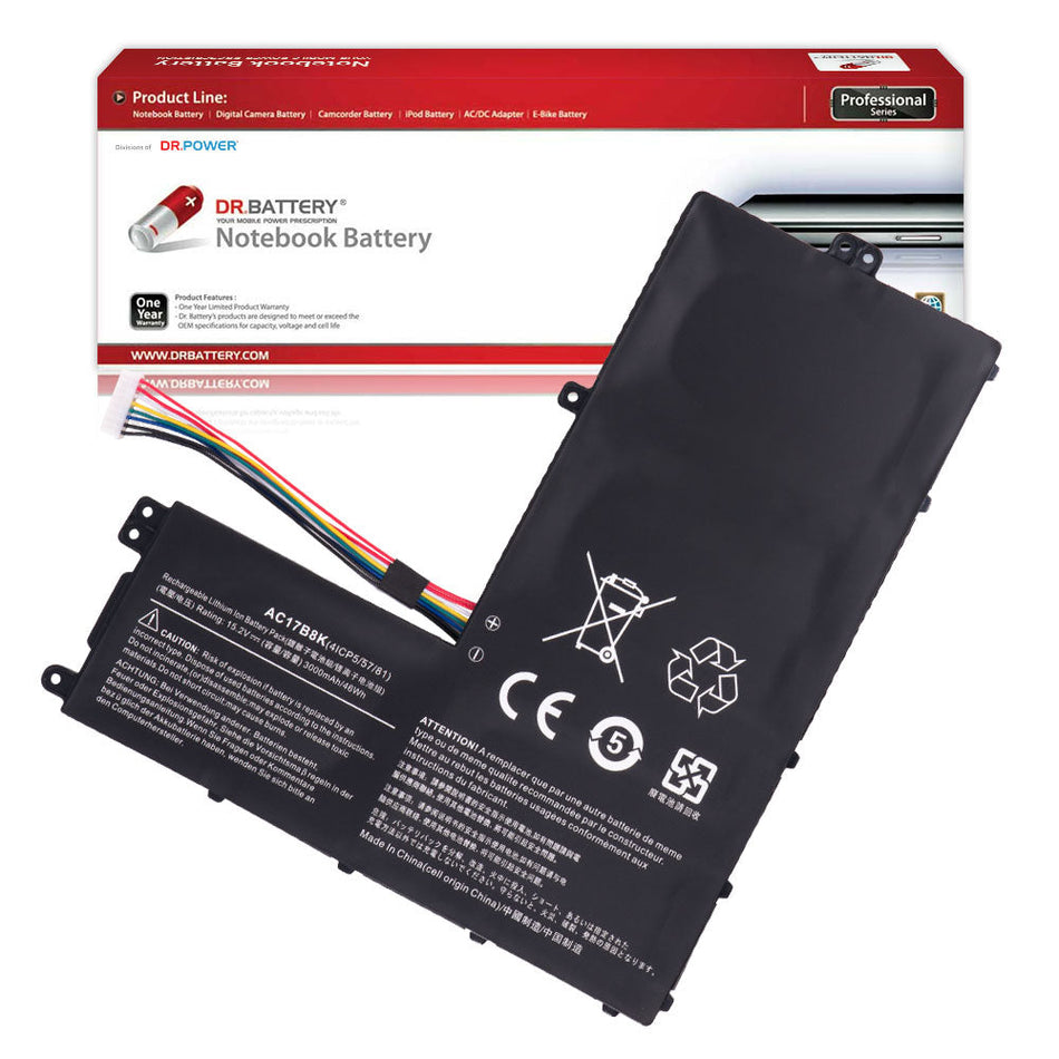 Acer Swift 3 SF315-52G Series Acer Swift 3 SF315-52 Series AC17B8K KT.0040G.012 4ICP5/57/81 [15.2V] Compatible Battery