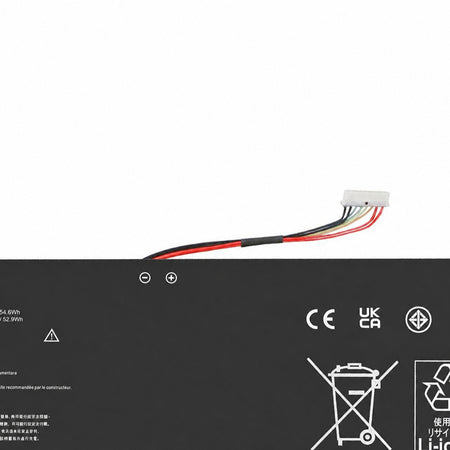 Close-up of AP19B5L compatible laptop battery connector for Acer Swift S40-52