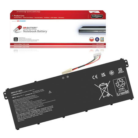KT.0040.5010 battery for Acer Aspire 5 A515-43 and Vero AV15-51 with DrBattery packaging