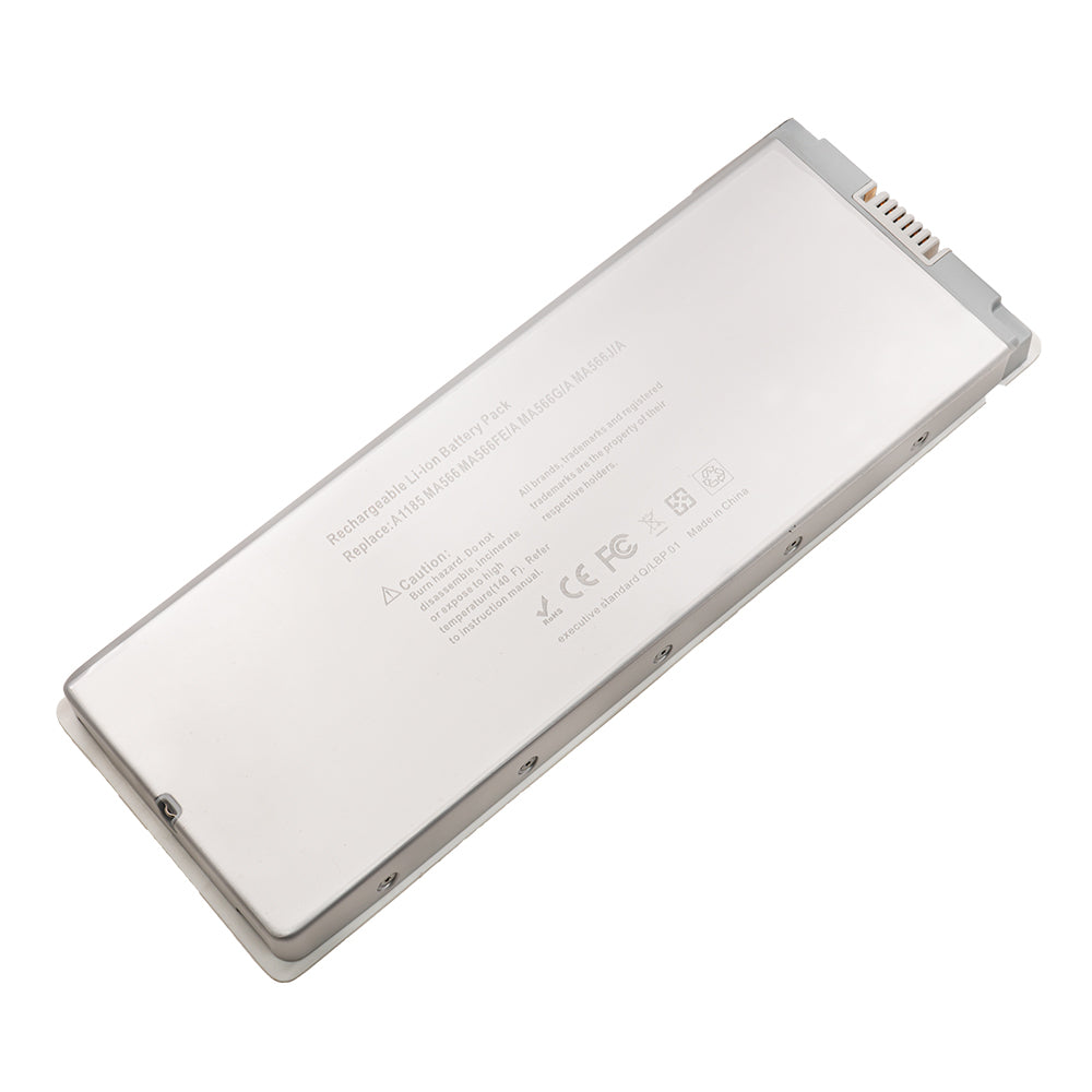 A1181 Battery for Apple MacBook 13 inch (Mid Late 2006 Mid Late 2007 Early 2008 Early Mid 2009) Series A1185 020-5071-B MA561LL/A 661-4703 MA254 MA255 MB402 MA566 MA561 MA699 MA700 MB061 MB062 MB402 [10.8V] Compatible Battery