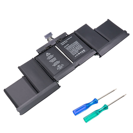 Apple MacBook Pro 15" inch Retina (Late 2013 Mid 2014 Mid 2015 Year Vesrion) A1618 A1398 A1494 MJLQ2LL/A MJLT2LL/A MJU2LL/A MJLQ2CH/A MJLT2CH/A MJLU2CH/A [11.36V] Compatible Battery