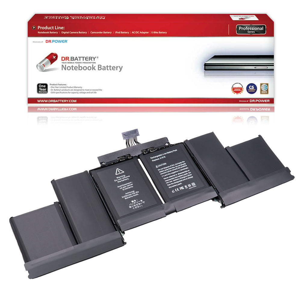 A1618 A1398 Apple MacBook Pro Retina 15inch Mid 2015 Year ONLY [11.36V] Laptop Battery Replacement