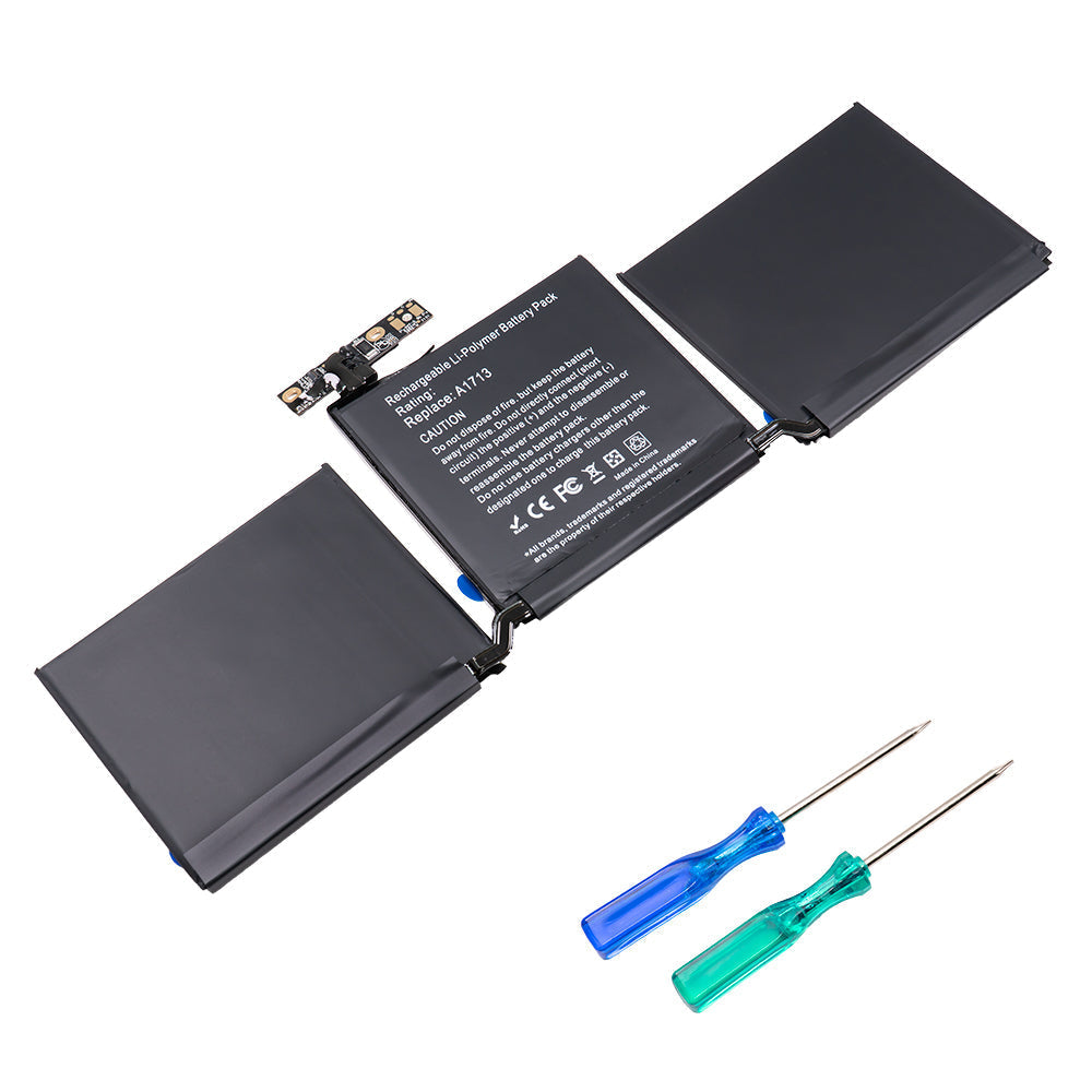 A2159 A2171 Battery for Apple MacBook Pro 13 inch A2289 A2338 (2019 2020 Model) Apple MacBook Pro 13 inch A1708 A1713 (Late 2016 Mid 2017 Model) [11.4V] Compatible Battery