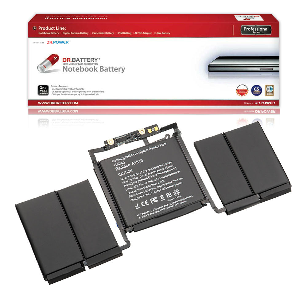 A1713 Battery for Apple MacBook Pro 13 inch A1708 (Late 2016 Mid