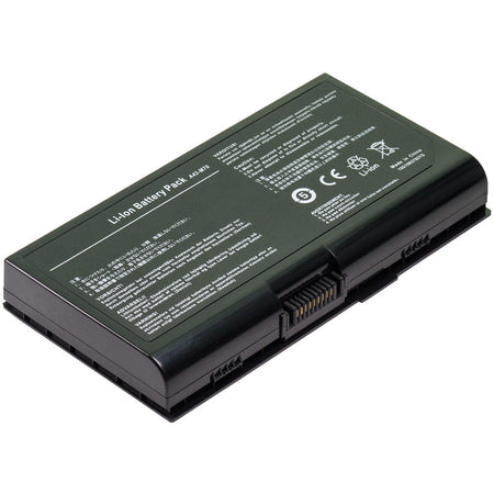 Front view of compatible laptop battery label for Asus M70 F70S N70S N90S X71 X72 series