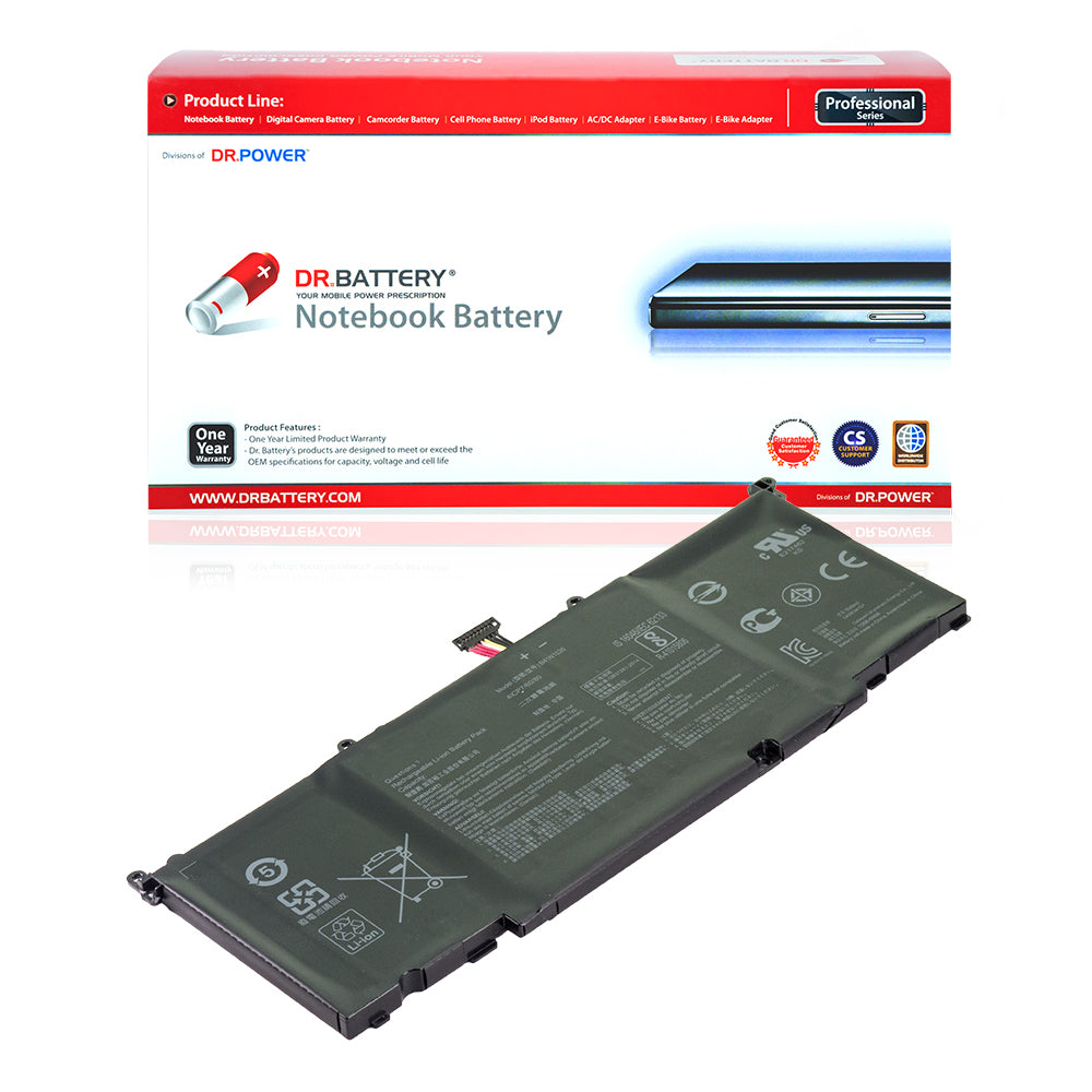 B41N1526 compatible laptop battery for Asus FX502VM, FX502VE and FX502VD with DrBattery packaging