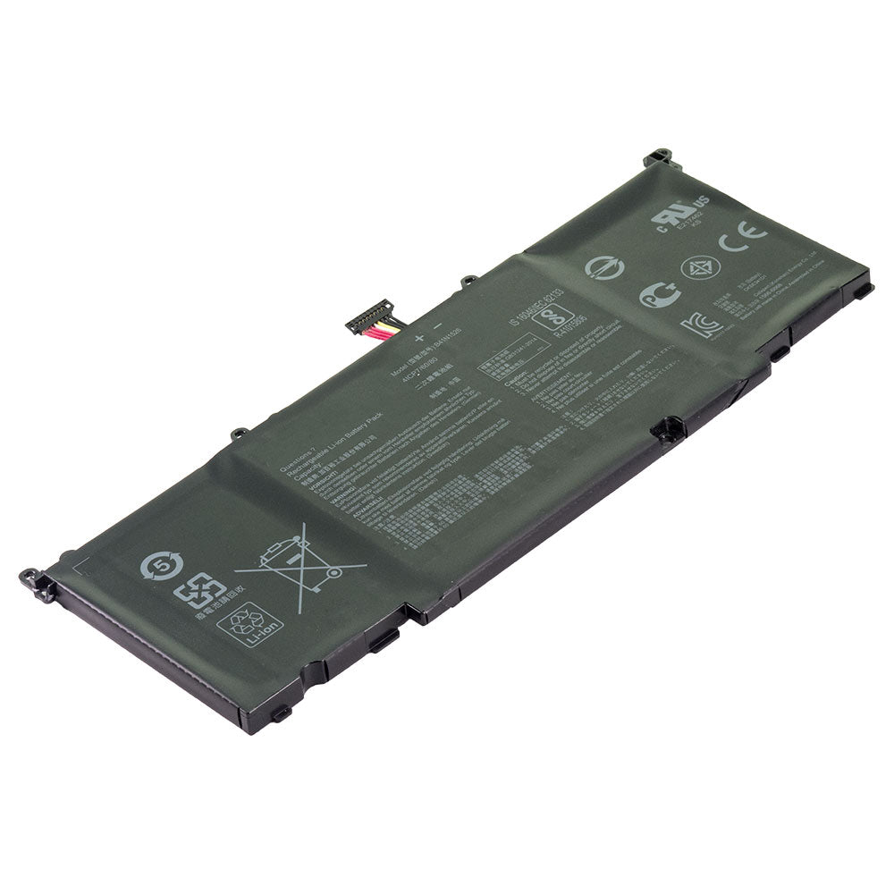 Front view of B41N1526 compatible laptop battery for Asus ROG GL502VM and GL502VT