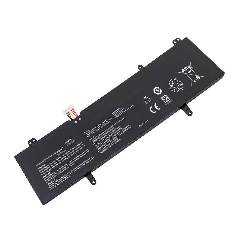 B31N1707 Asus VivoBook S14 S410 S410U S410UA S410UF S410UN S410UQ S401QA S401UA S401UF S4100V S4200U X411UA X411UF X411UN X411UNV X411UQ K410U K410UA 0B200-02710000 [11.4V] Compatible Battery