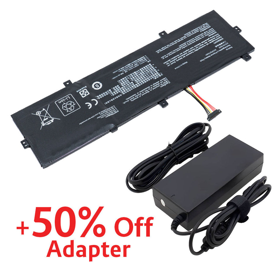 (Bundle with Adapter for 50% Off) Asus C31N1620 Zenbook UX430U UX430UA UX430UN UX430UNR UX430UQ UX430UQ-GV015T U4100UQ U4100U PRO PU404 PU404UF PU404UF8250 Series C31PoJH 0B200-02370000 [11.55 V] Compatible Battery