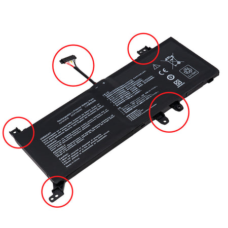 Asus VivoBook 14 A409 A415 A409DA A409M A409MA A409F A409FA A409FB A409FJ A409J A409JA A409JB A409JP A415E A415EA A415J A415JA A415D A415DA Series Laptop Battery C21N1818-3 B21N1818-3 [7.7V] Compatible Battery