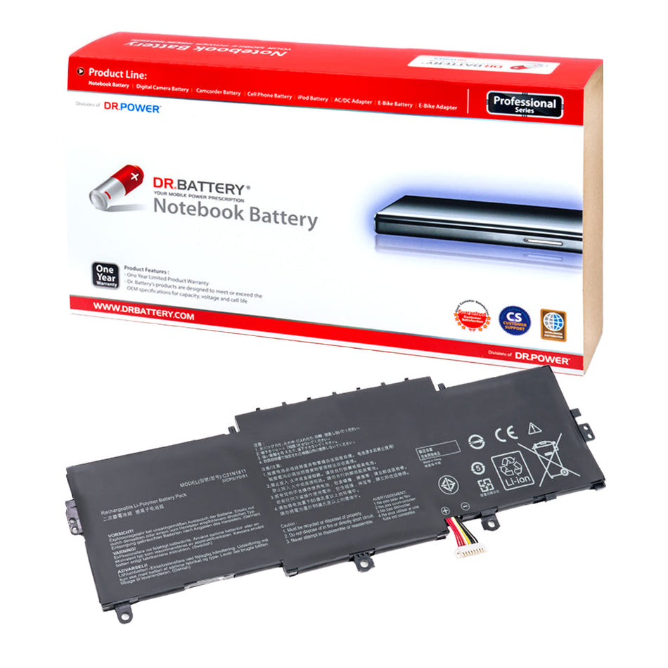 C31PNJ5 C31POJ5 Battery for Asus ZenBook 14 UX433 UX433F UX433FA UX433FN UX433FQ Series Asus ZenBook 14 BX433F BX433FN RX433F RX433FA RX433FN Series Asus Zenbook 14 Deluxe U4300F Series Laptop C31N1811 0B200-03080000 [11.55V] Compatible Battery