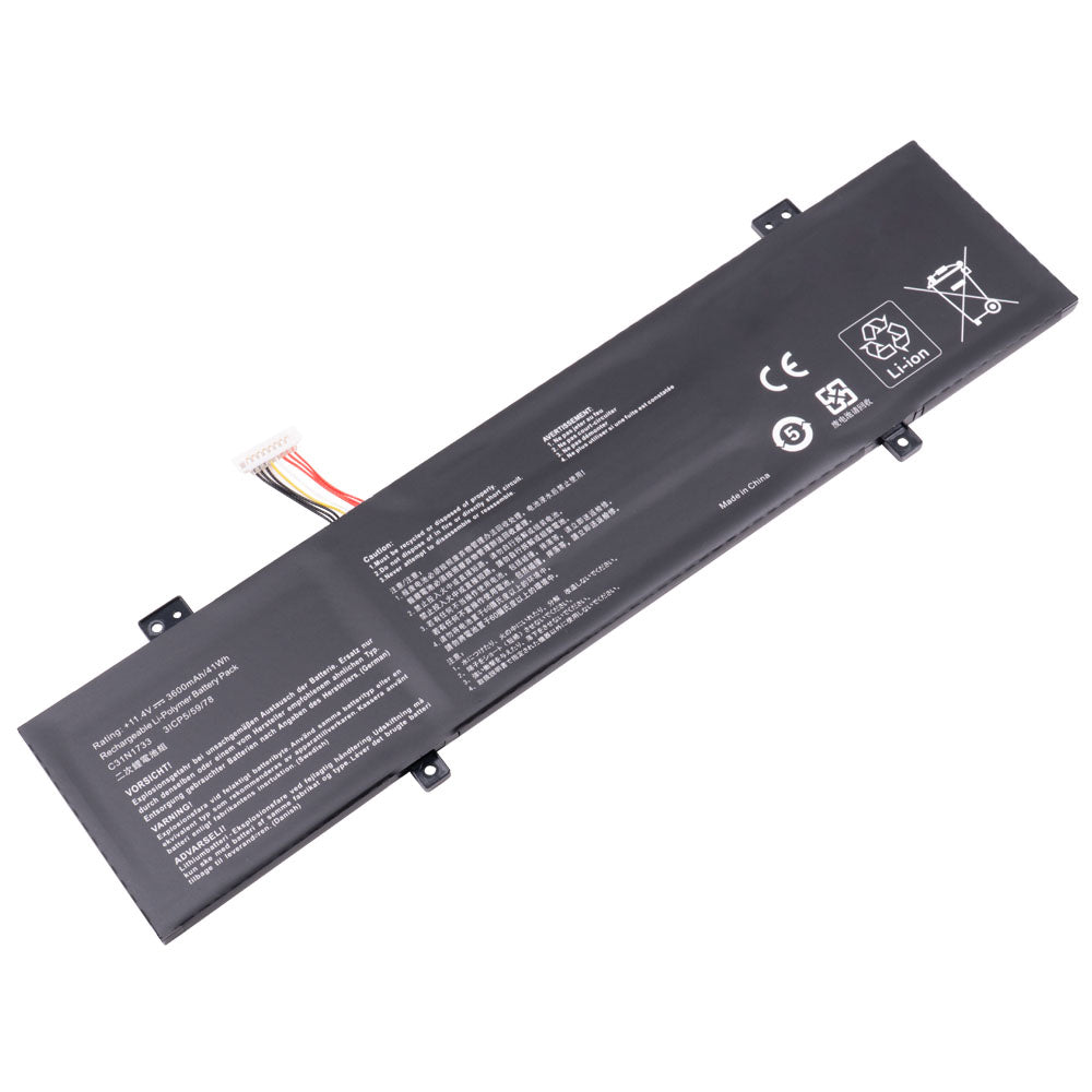 Asus Vivobook Flip 14 TP412FA Series Laptop Battery C31N1733 0B200-02970100 0B200-02970000 [11.4V/11.55V] Compatible Battery