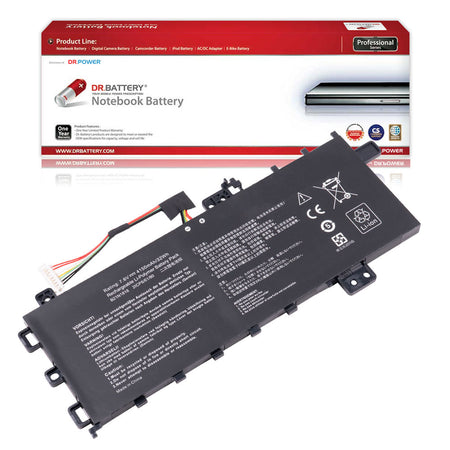 (Adapter Bundling Available) Asus C21N1818-1 Battery for Asus VivoBook 15 F512FA F512DA F512JA X512DA X512JA F512FB F512FJ F512FL F512UA X512FA X512FB X512FJ X512FL X512JF X512JP X512DK R564DA R564FA R564JA Series [7.6V/7.7V] Compatible Battery