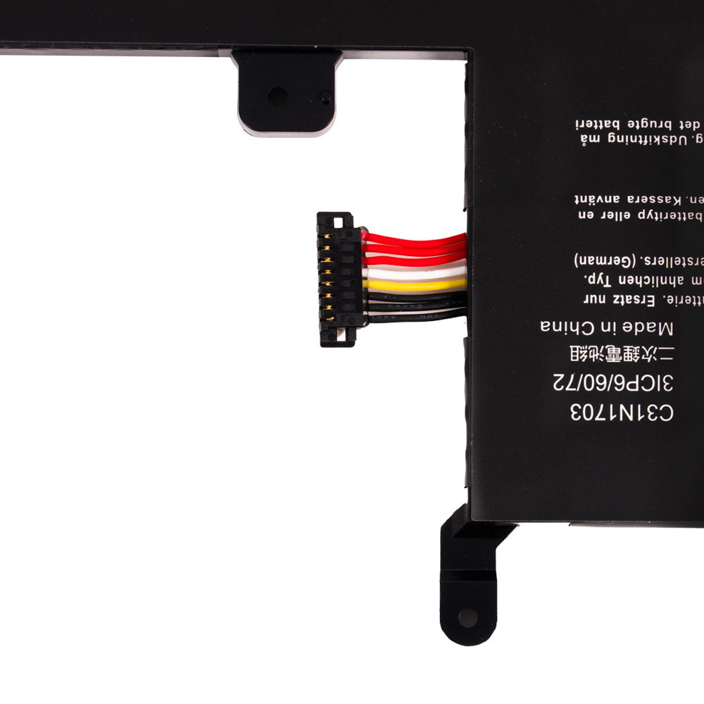 Asus Zenbook Flip UX561U UX561UA UX561UN  series Asus Zenbook Flip Q505UA Q525UA Series Laptop Battery C31N1703 C31P0J1 0B200-02650100 3ICP6/60/72 [11.4V/11.55V] Compatible Battery