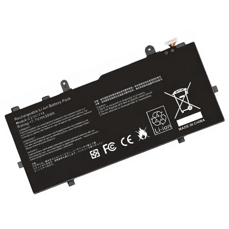 Front view of compatible laptop battery label for Asus VivoBook Flip J401MA J401NA