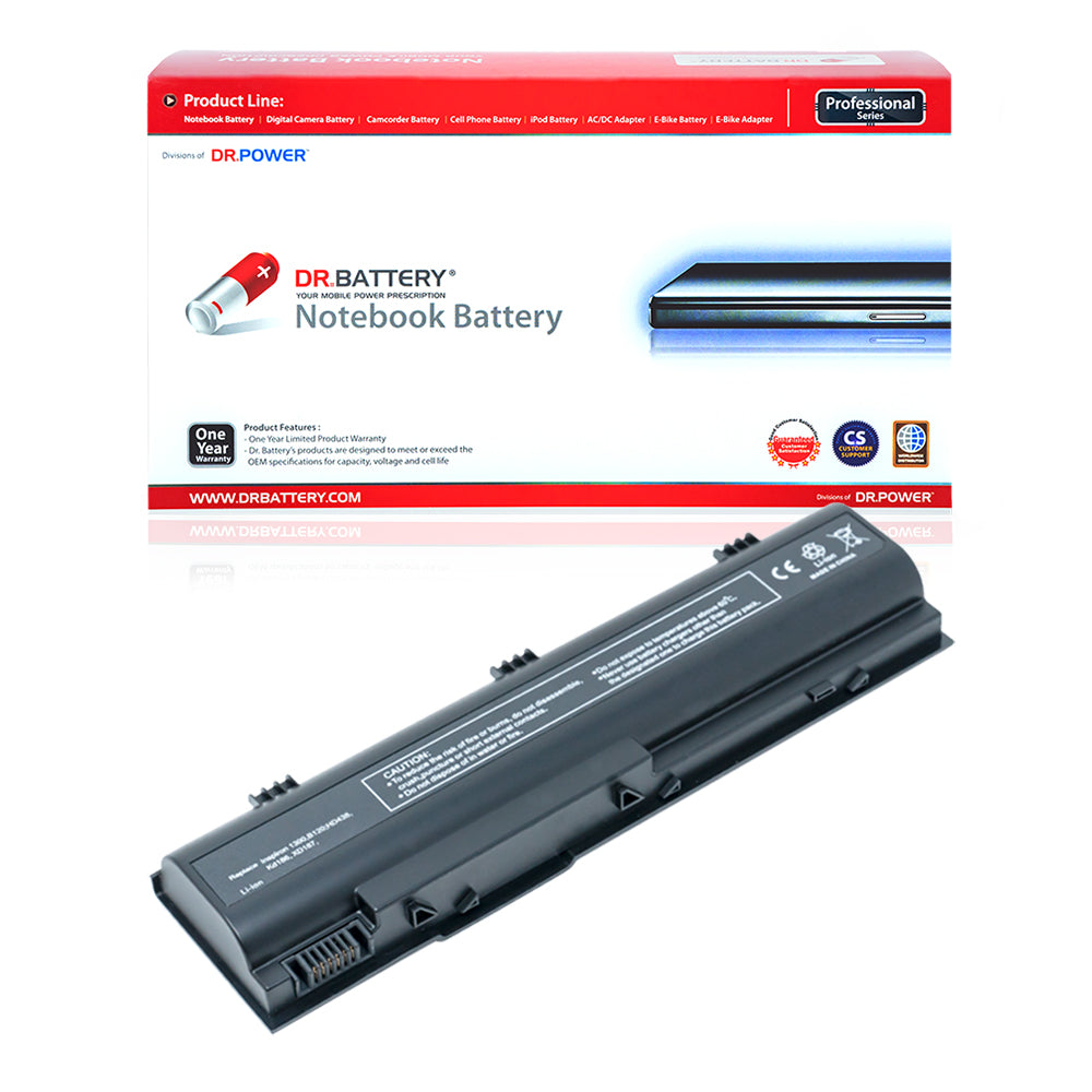 (Adapter Bundling Available) Dell Inspiron HD438 KD186 XD187 1300 B120 B130 B1300 120L Series 312-0366 312-0416 TD429 TD611 TD612 UD535 WD414 XD184 XD186 XD187 YD120 YD131 [10.8V] Compatible Battery