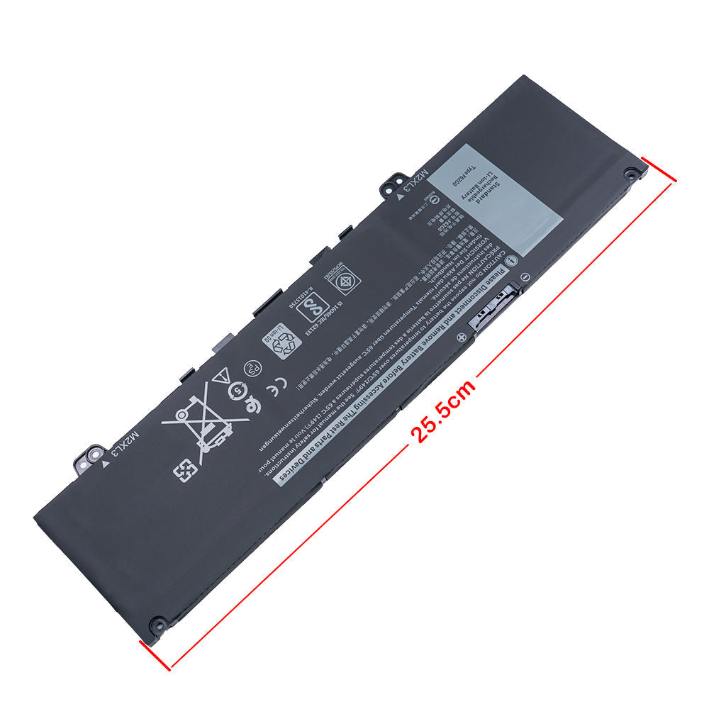 39DY5 Battery for Dell Inspiron 13 5370 7370 7373 7380 7386 Series Dell Vostro 13 5370 Series Dell Inspiron 13 7373 7386 2-In-1 Series Dell P83G P87G P91G P83G001 P83G002 P87G001 Series Laptop F62G0 RPJC3 F62GO 039DY5 0RPJC3 [11.4V] Compatible Battery