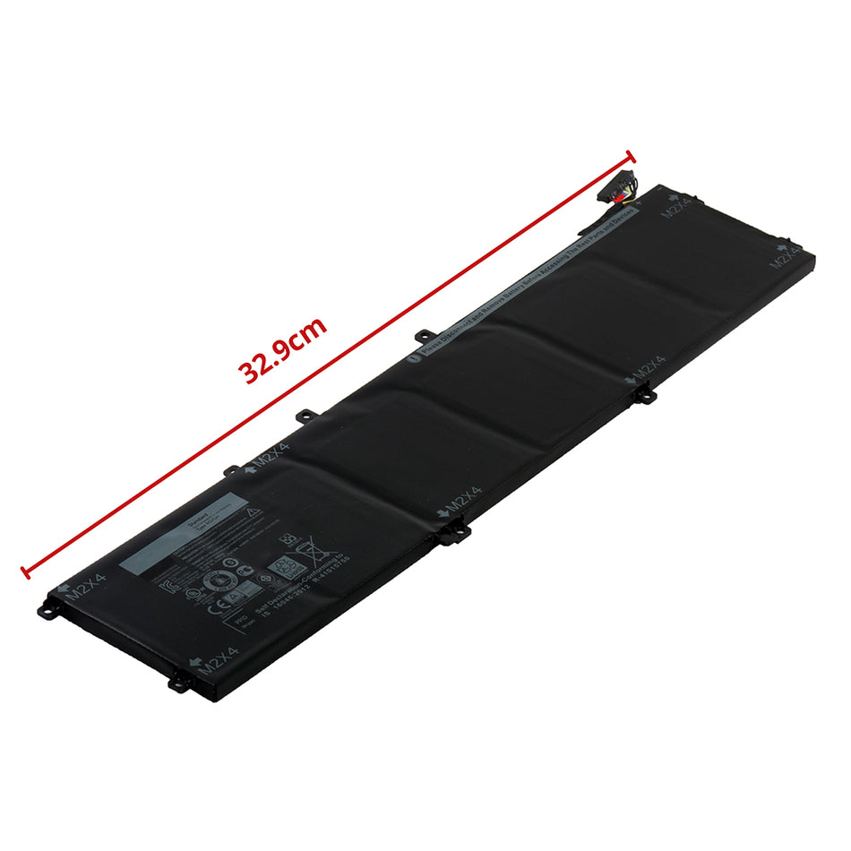6GTPY RRCGW Dell XPS 15 9570 9560 9550 7590 Precision 5510 5520 1P6KD 4GVGH 5XJ28 5D91C H5H20 [11.4V] Laptop Battery Replacement