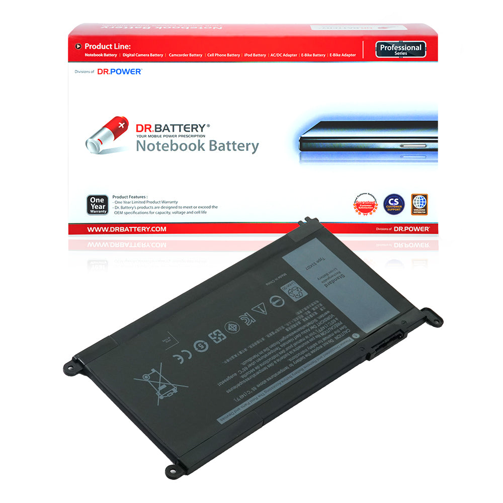 Dell Chromebook 11 3180 3189 Series Laptop Battery 51KD7 Y07HK FY8XM 051KD7 0FY8XM [11.4V] Compatible Battery